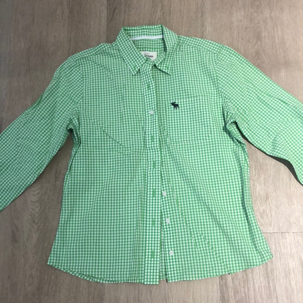 Plaid green Oxford Short
